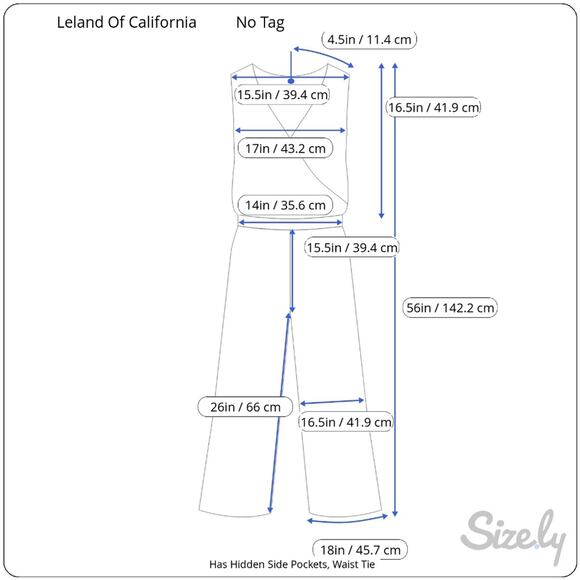 LELAND OF CALIFORNIA Vtg 60-70s  Psychedelic Floral Wide Leg Jumpsuit Womens S - Picture 2 of 12